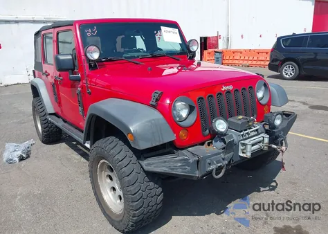 2008 Jeep Wrangler Unlimited X from USA, damaged, VIN 1J4GA391X8L507744
